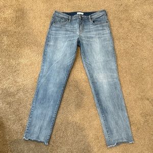 Straight leg jeans